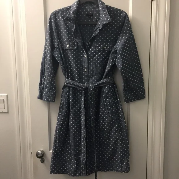talbots shirt dress Effortless Jersey Twist Shirtdress